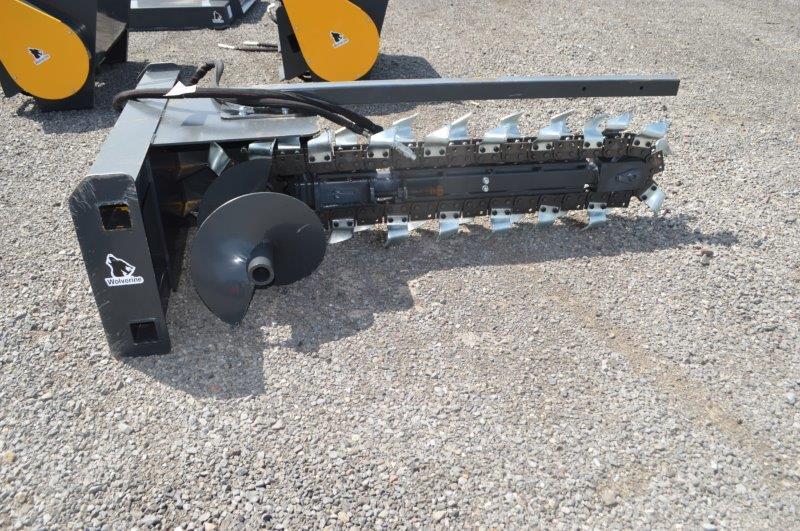 Wolverine heavy duty skid mount trencher