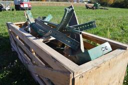 Crate of Val Metal Silo unloader parts