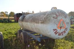 1,500 gallon anhydrous wagon w/ 11L15SL tires