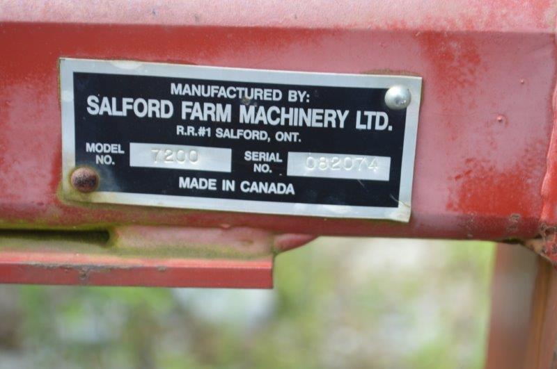 Salford 7200 7 bottom on land plow (owners manual in office)
