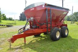 Salford PTPG 8 ton Salford/BBI Stainless Liberty fertilizer spreader w/ roll tarp, hyd & wheel drive