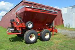 Salford PTPG 8 ton Salford/BBI Stainless Liberty fertilizer spreader w/ roll tarp, hyd & wheel drive