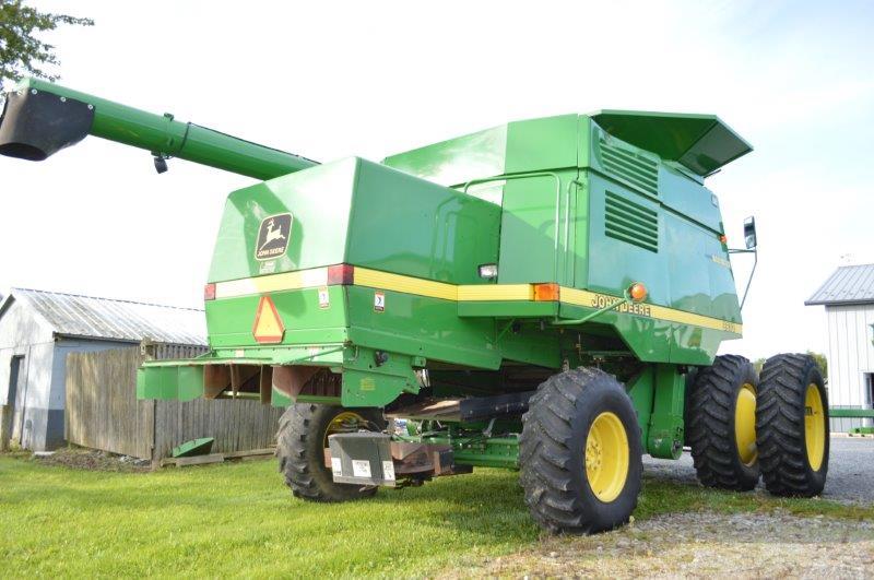 '98 JD 9610 Maximizer combine w/ 4wd, 3855/2775 hrs, Ag leader, TF3000 yield monitor, GPS, duals, st