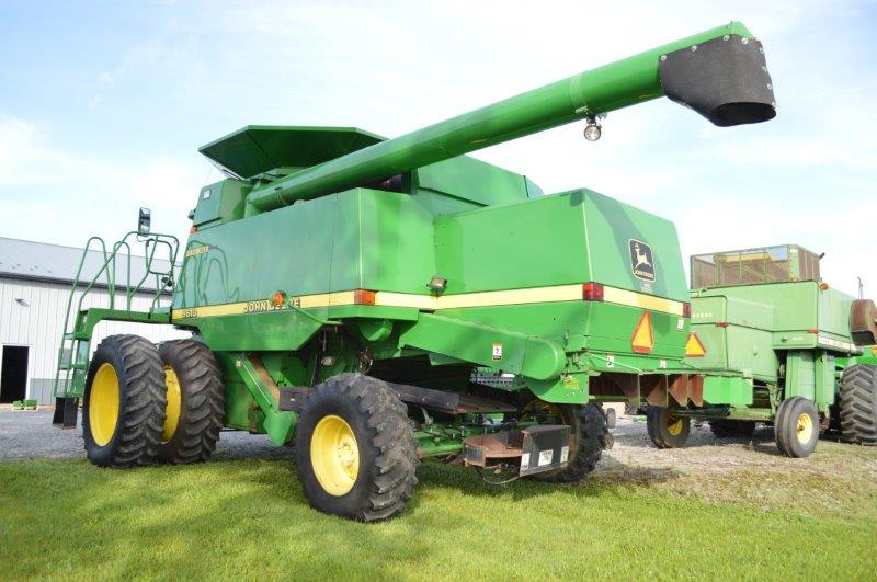 '98 JD 9610 Maximizer combine w/ 4wd, 3855/2775 hrs, Ag leader, TF3000 yield monitor, GPS, duals, st