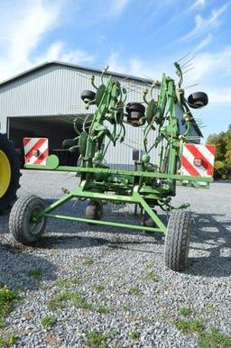 '14 Krone KWT8.82/8 tedder, 29' working width, serial# 898744