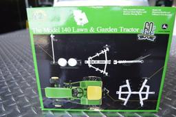 Precision JD model 140 lawn & Garden tractor w/ implements, new in box