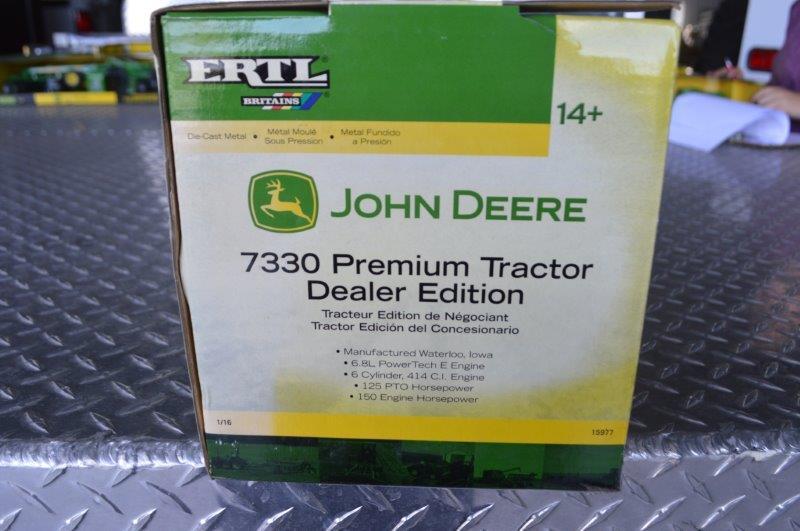 Dealer Edition JD 7330 Premim tractor, new in box