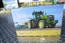 JD 7820 tractor, die-cast metal replica, new in box