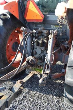 Kubota M8560 w/ LA1353 loader w/ quick attach bucket, 2222 hrs, 6sp, 540 pto, 4 remotes, 3pt, 16.9-3