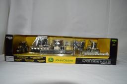 5- Piece chrome plated set, die-cast metal, 1/64th scale, new in box