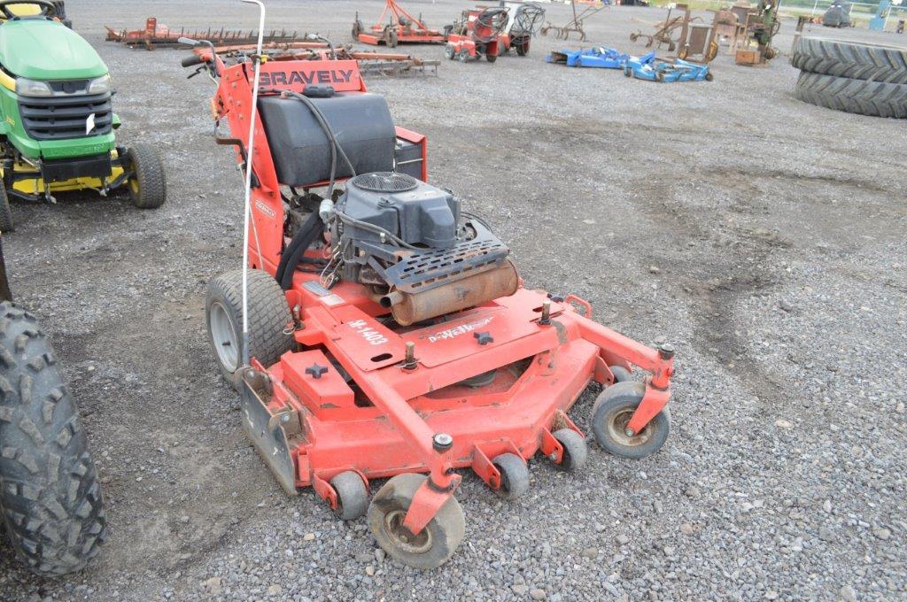 Gravely M-1403 walk behind mower  w/ 1157hrs, 52'' deck