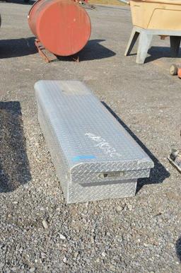 Diamond plate truck tool box