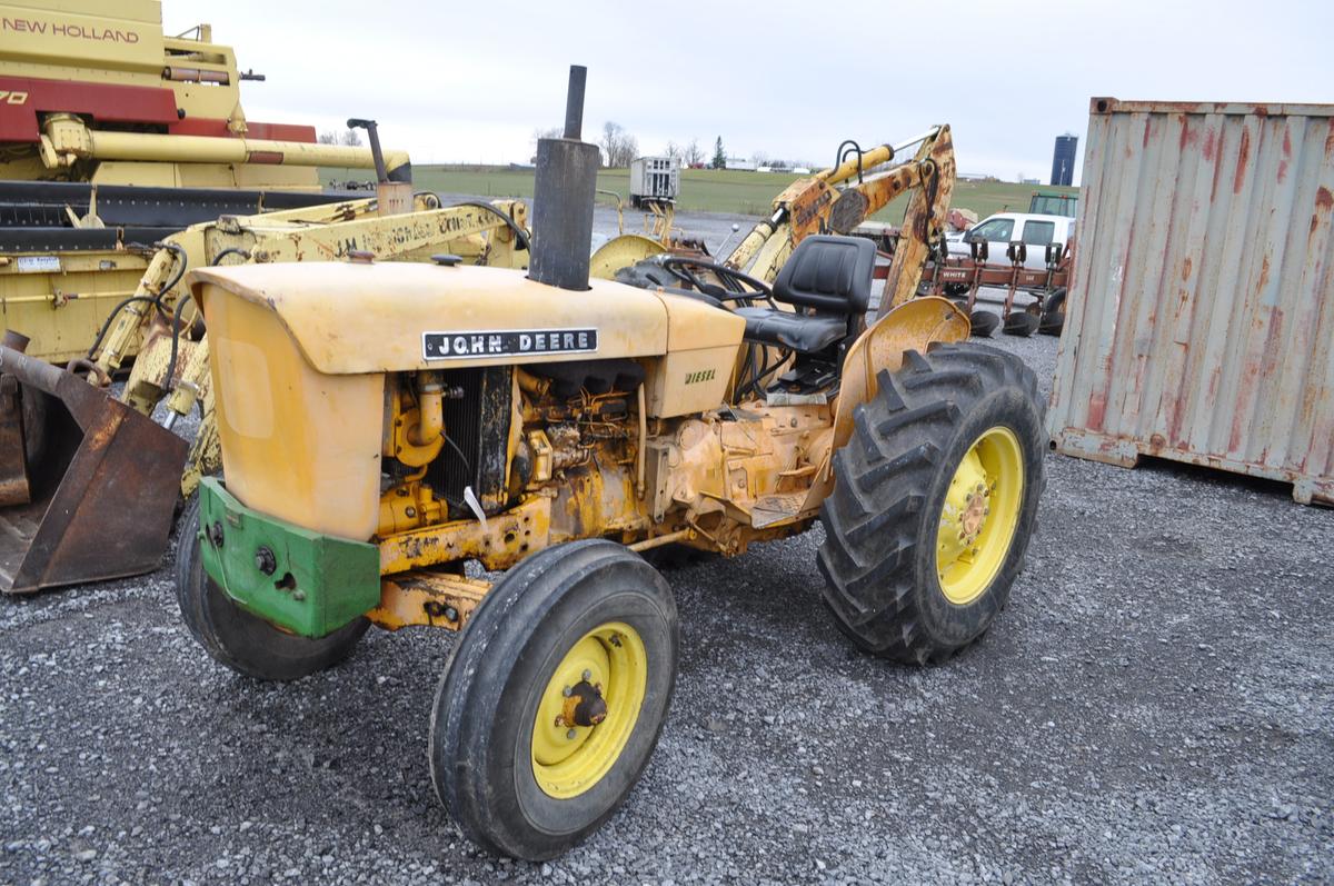 JD 302 diesel tractor w/ 4spd w/ high & low, 540pto, 3pt, open station