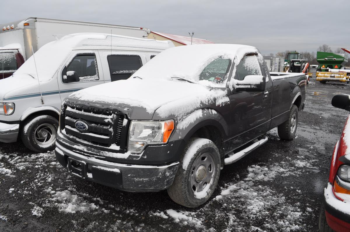 '09 Ford F150 pickup w/ 194,918mi, standard cab, automatic, 2wd, VIN#1FTRF12809KB16265 (title)