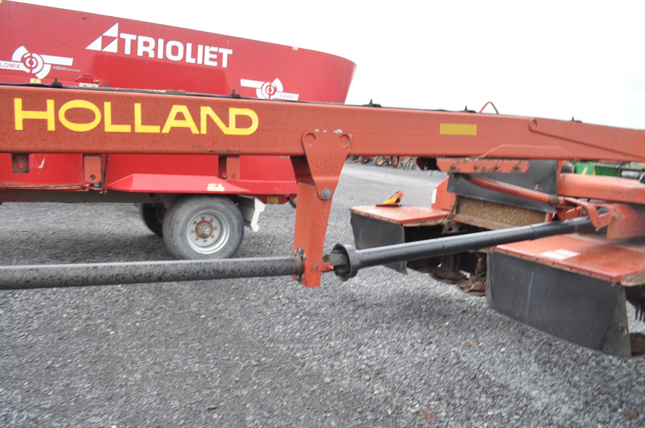 NH 1442 16' discbine w/ flail conditioners