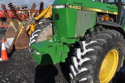 JD 4960 w/ 1,578hrs showing, 15spd power shift, 4wd, 18.4R42 rear axle duals, quick hitch, 1000 pto,