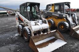 Bobcat S130 skid loader, 5,286hrs, 5' material bucket