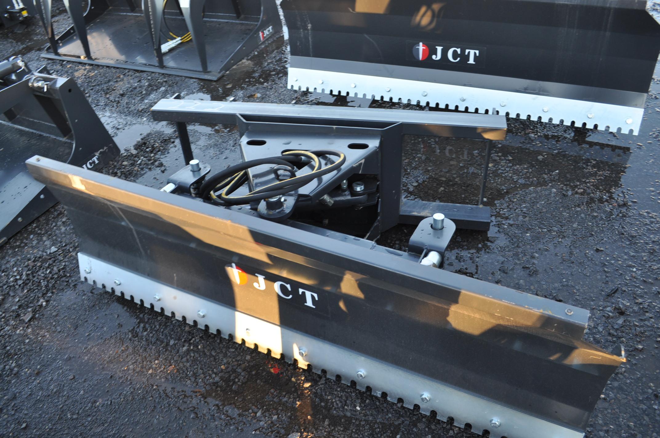 JCT 6' heavy duty skid mount hyd angle blade
