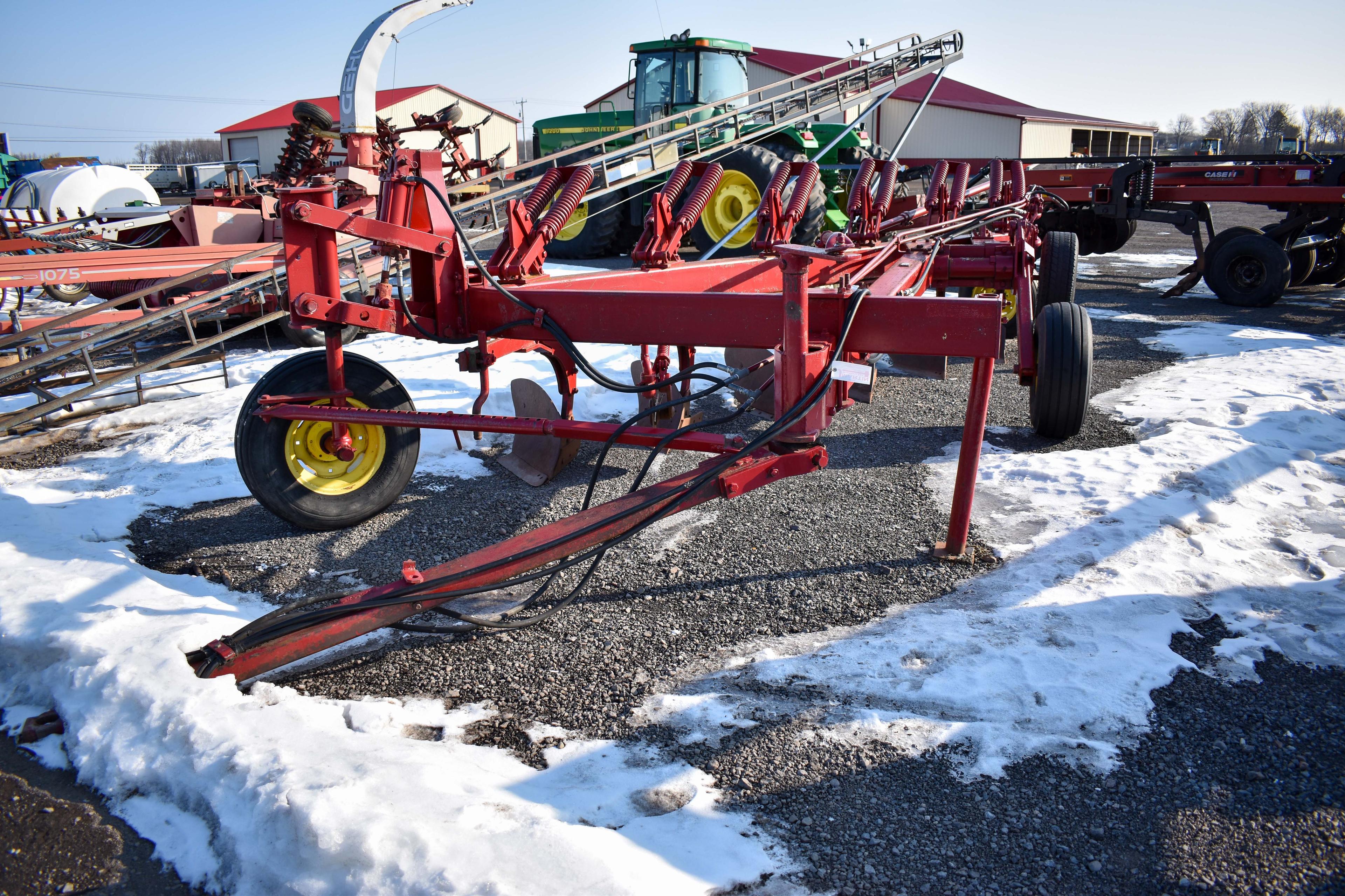 White 6 bottom on-land plow