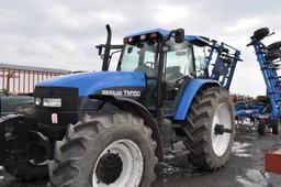 NH TM150 w/ 4,623hrs, 4wd, 18spd power shift w/ LHReverser, cab w/ ac/heat, 540pto, 4 remotes, 3pt w