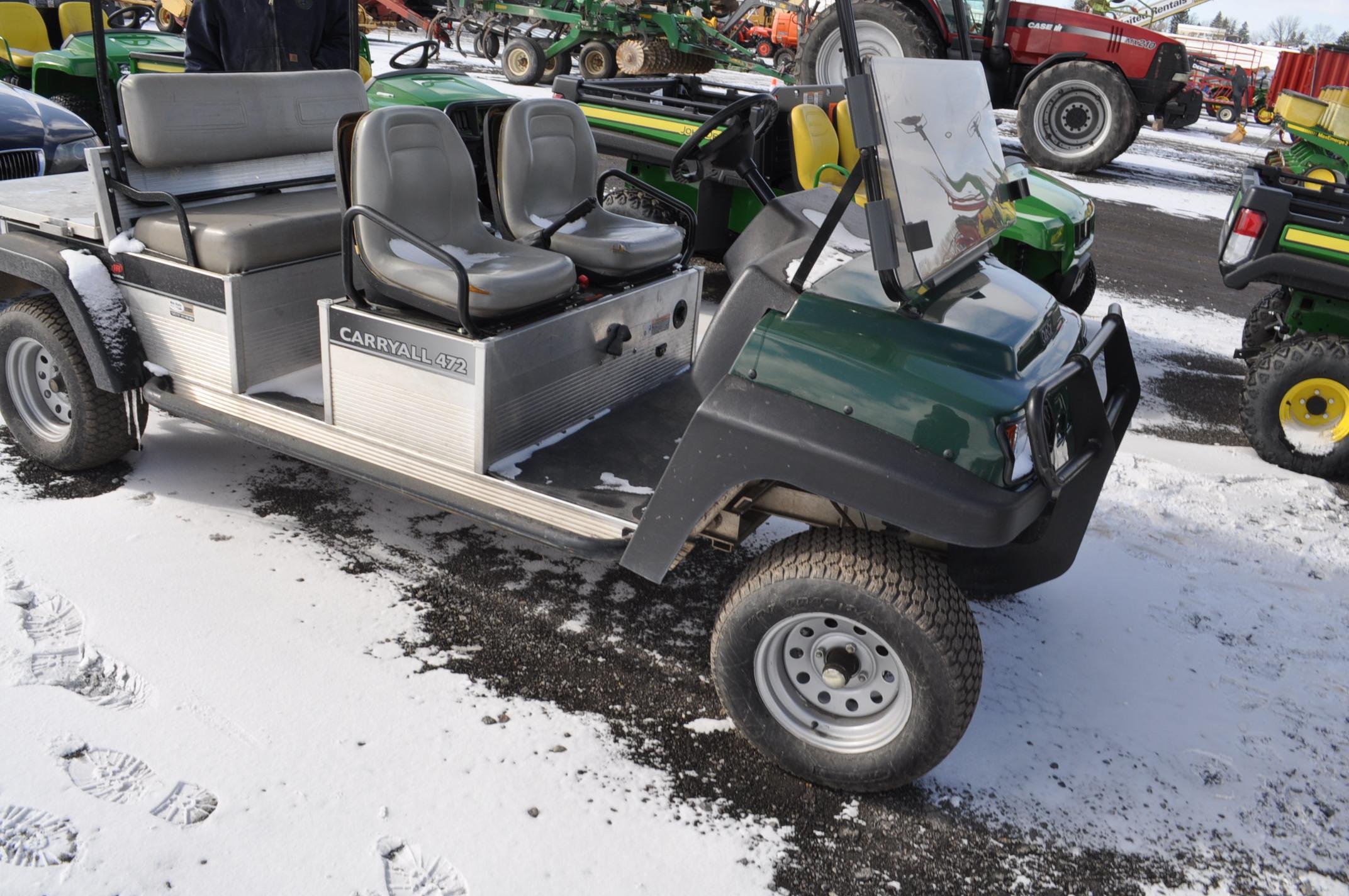 Clubcar 472 carry-all w/ 3103hrs, gas, dif lock, 4 seater