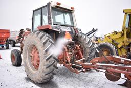 IH 1586 tractor w/ 4604hrs, 6spd trans, 3 remotes, 3pt, 540/1000 pto, cab, Case EZ Guide 250 Gps, en