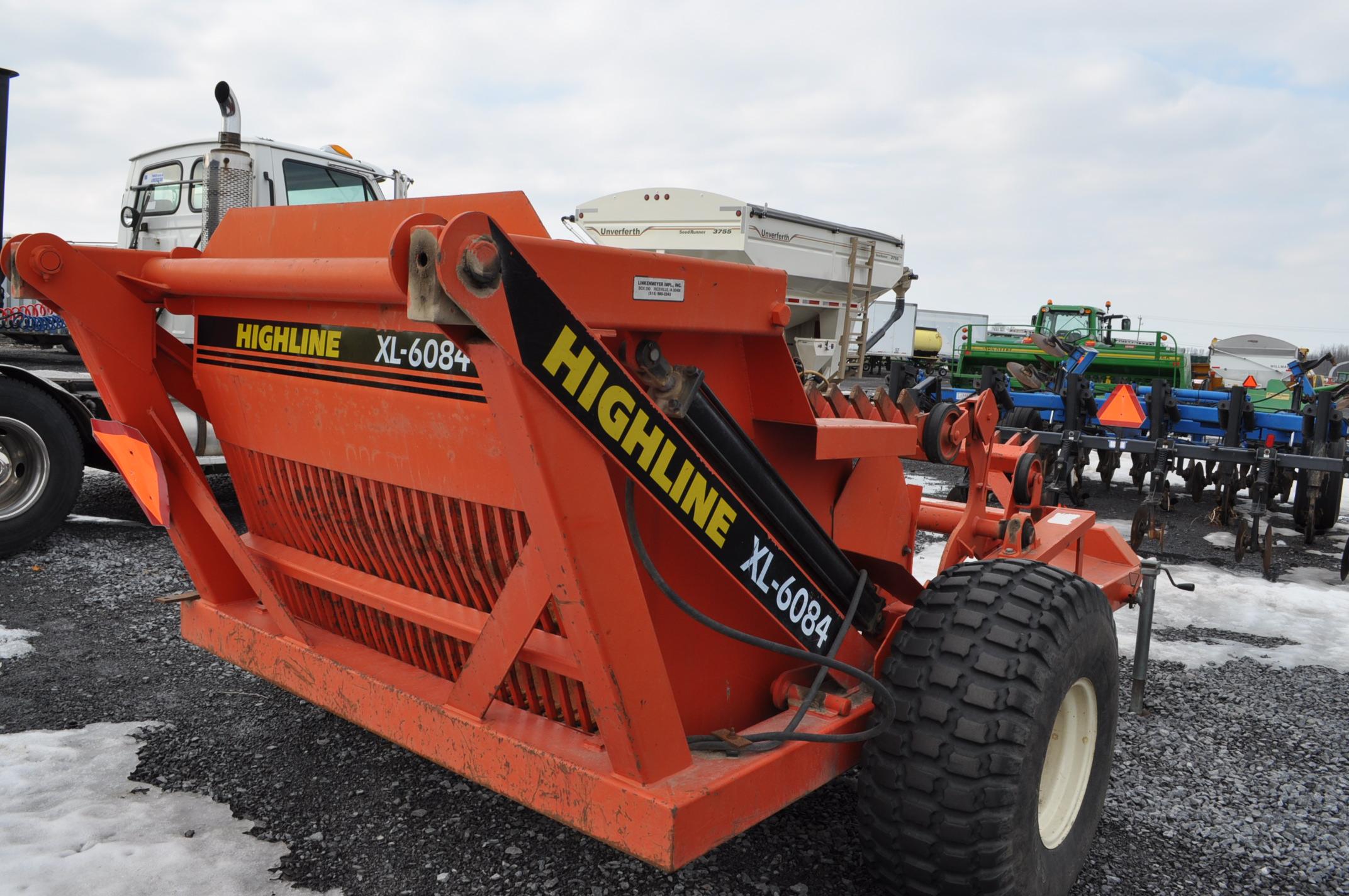 Highline XL6084 heavy duty rock picker, 60'' picker