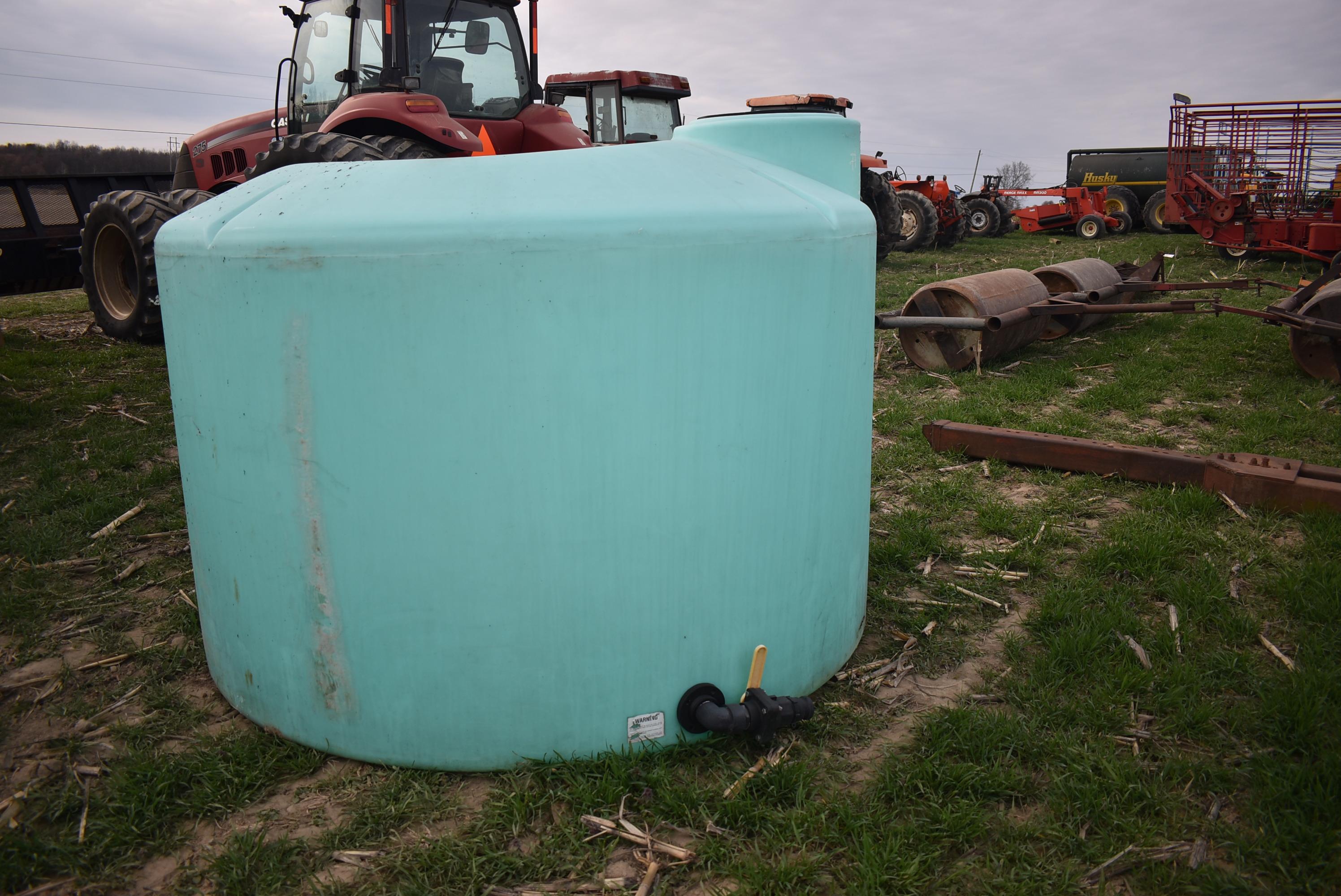 1500gal vertical round water tank