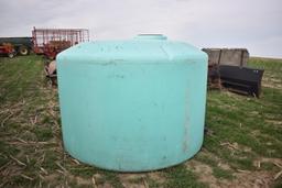 1500gal vertical round water tank
