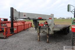 2001 Homemade 20' galvanized eq trailer