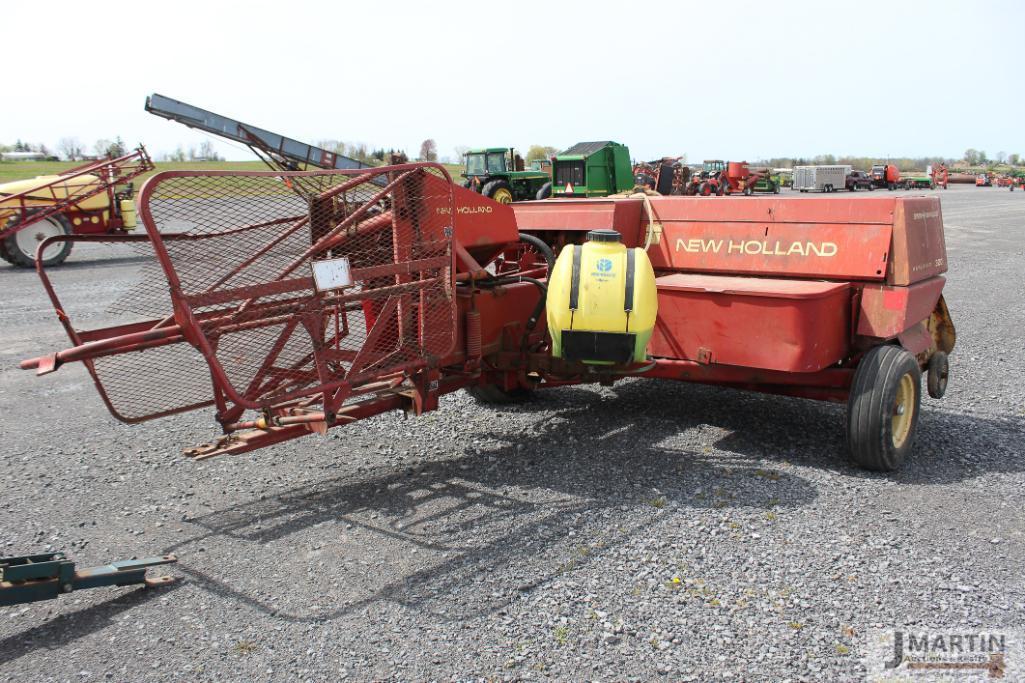 NH 320 small square baler