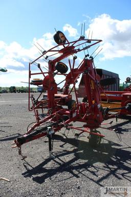 NH H5270 6 star hyd fold tedder