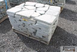 Pallet of 2'' tumbled pavers