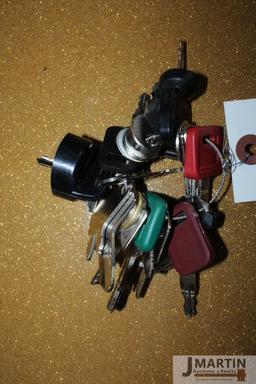 Heavy equipment key set (24 keys)