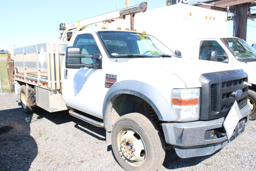 2008 Ford F550 utility service truck