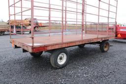 18'x 7' metal hay wagon
