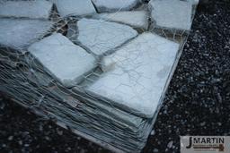 Skid of 1.5'' Tumble irregular pavers