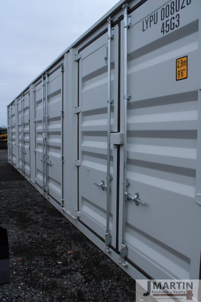 40' Storage container w/ side doors