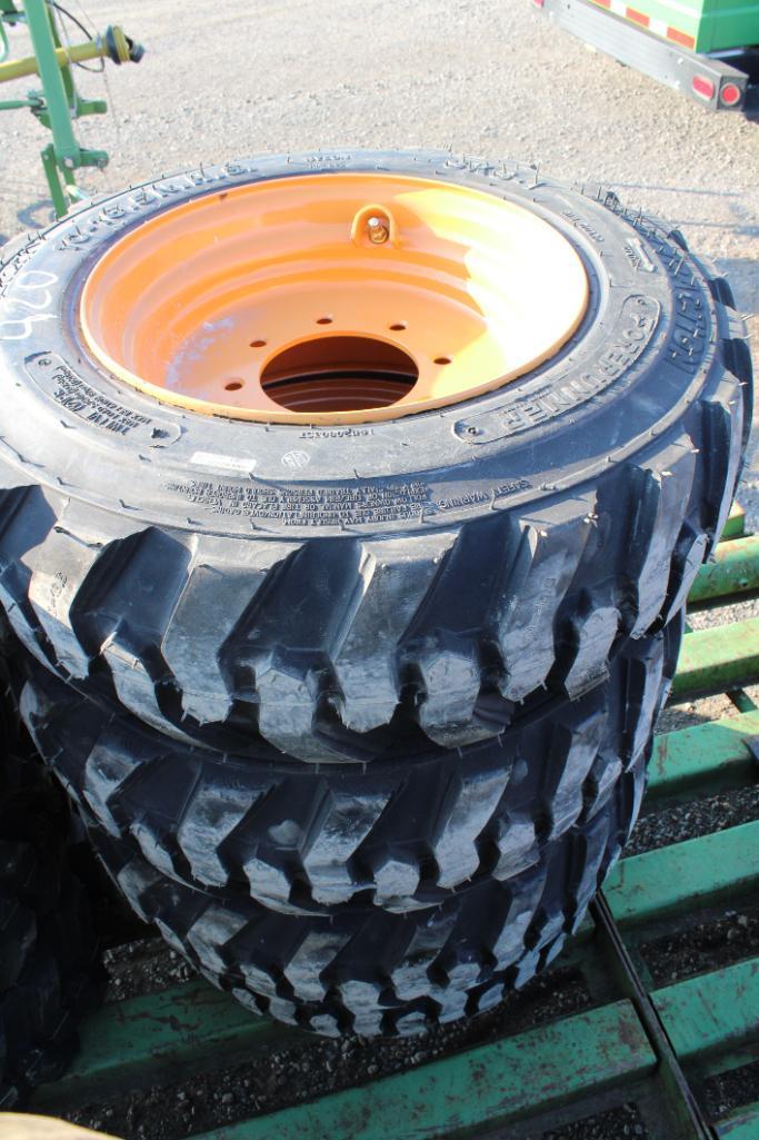 Set of Forerunner10-16.5 skid loader tires (x4)