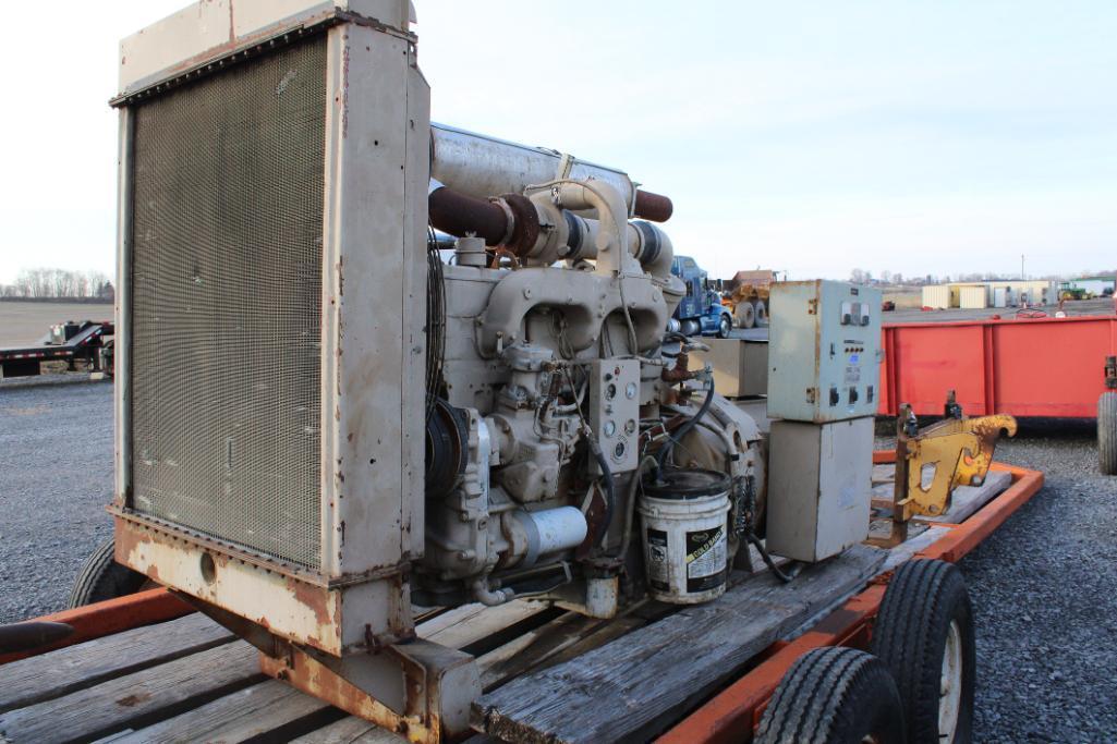 Genset w/ Cummins 400 diesel engine