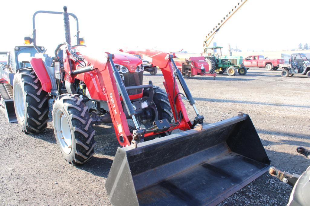 2016 MF 4607M tractor w/ 921X loader