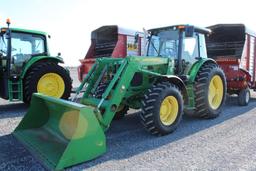 2011 JD 6115D tractor w/ JD 673 loader