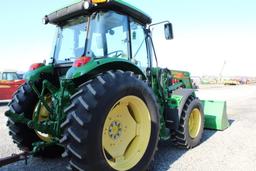 2011 JD 6115D tractor w/ JD 673 loader