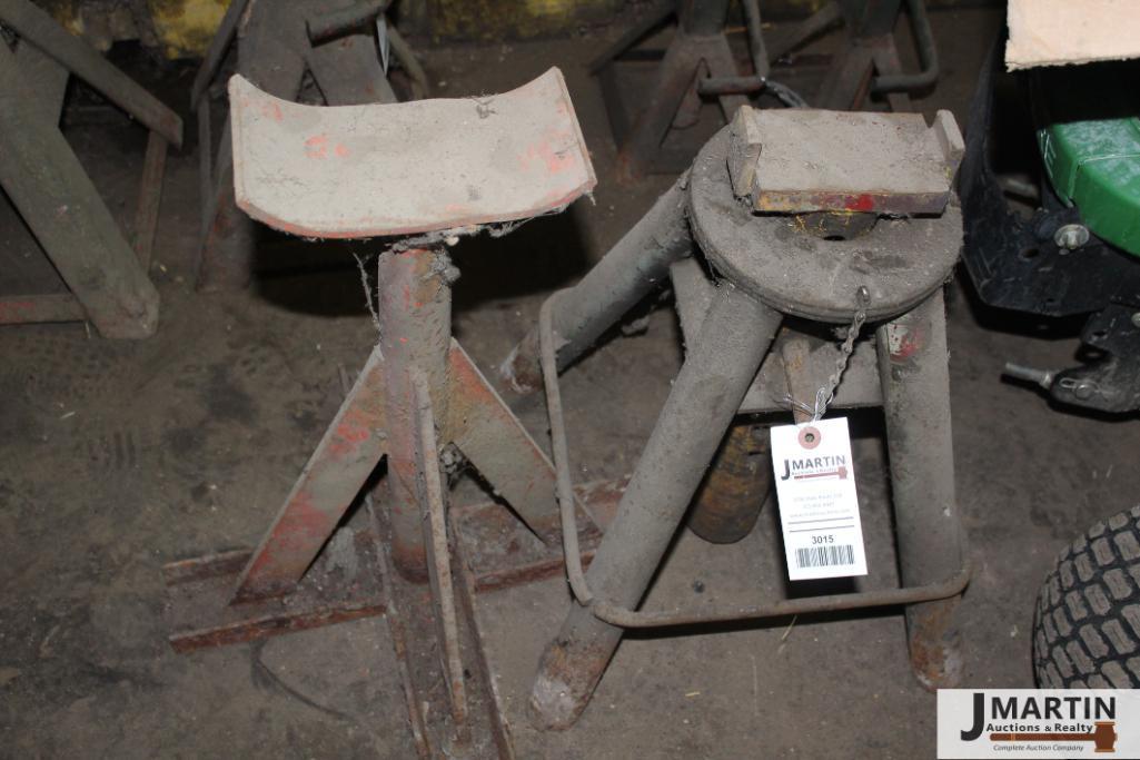 2- large jack stands