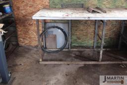 12'x36" Metal work bench