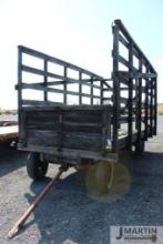 16'x8' Wooden hay wagon