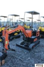 2023 QH12 Mini-excavator w/rubber tracks, thumb, gas (new)