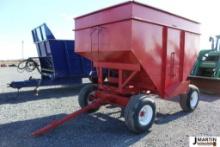 Red 250bu gravity wagon