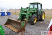 JD 6200 tractor w/ 640 self leveling loader