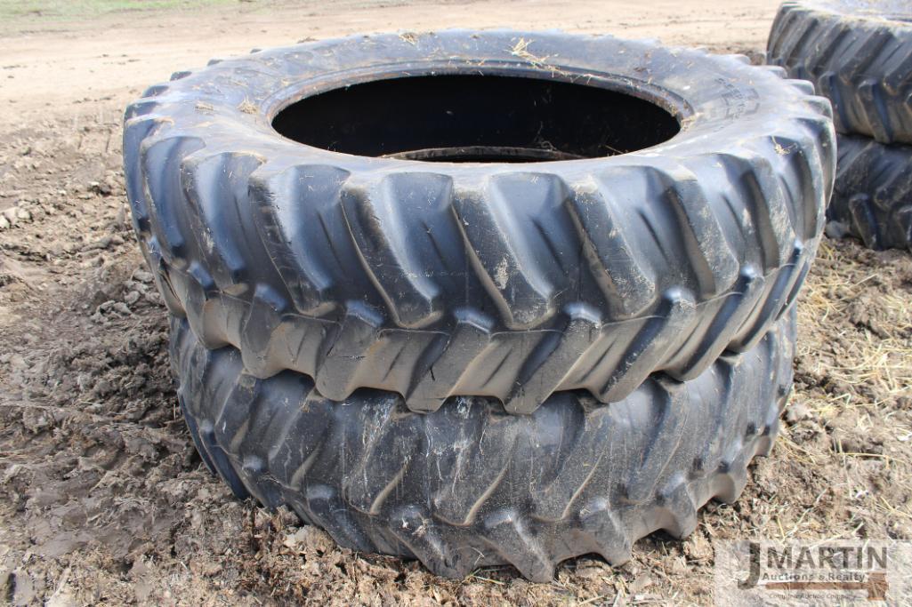 2- Firestone 520/85R46 tires